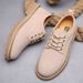 Cross-Border Autumn Winter Leather Men Versatile Korean Style Casual Trendy British Work Cowhide Big Toe Suede Men's_vogvips.com