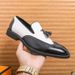 2025 Autumn New British Casual Men's Fashion Single Business Block Carved Tassel Small Leather Shoes_vogvips.com