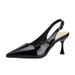 Hui Liya's New Summer Elegant High-heeled Shoes, French Style Stiletto Pointed Toe, Stunning Closed-toe Sandals In Nude_vogvips.com