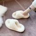 Home Furry Wome, Fashioable New Style Autum Ad Witer, Korea Versio, Thick Sole, No-Slip Cotto Slippers For_vogvips.com