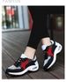 Foreign Trade Women's Thick Sole Korean Style Mom Mesh Breathable Cushion Casual Sports Rocking Shoes_vogvips.com