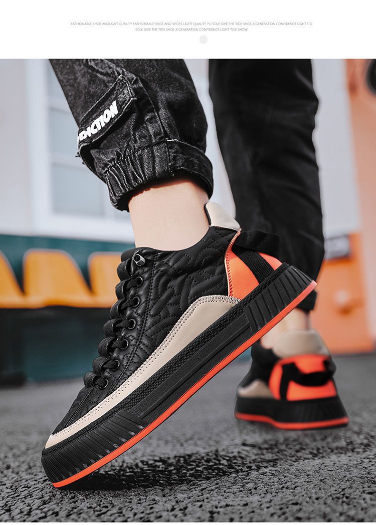 P7 Cross-border Thick-soled Sneakers Men's 2023 Spring New Hot Style Korean Version Trendy Students All-match Lightweight Casual Sports Shoes_vogvips.com