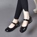 Single Shoes - New Spring-autumn 2026 Style. Lacquered Leather Mary Jane Shoes With Round Toes And Small Design._vogvips.com
