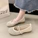 Loose Ankle Shoes Mary Jane Women's Shoes 2026 New Summer Woven Sandals_vogvips.com