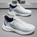 New Summer Shoes, Breathable Mesh Fly-knit Sneakers, Men's Non-slip, Wear-resistant Outdoor Running Casual Dad Shoes_vogvips.com