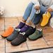 2024 Winter New Women's Snow Boots Cotton Shoes With Fleece Lining Thickened Unisex High Heel Polyurethane_vogvips.com