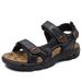 Top Layer Cowhide Cross-Border Sandals For Men Thick Open-Toe Men's Beach Soft Sole Fashion Large Size Outdoor Casual_vogvips.com