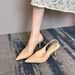 2025 Patent Leather High Heels Backless Stiletto Pointed Toe Shallow Mouth One Strap Half Mules Sandals Plus Size_vogvips.com
