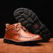 Martin Boots Men's High-top Men's Handmade Leather Shoes Large Size Men's Shoes_vogvips.com