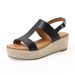 ALM3035-4 2024 New Summer Fish Mouth Comfortable Grass Woven Matsuke Slope Heel Sandals For Women_vogvips.com