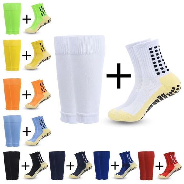 Sport Socks Thickened Football Socks With Towel Bottom, Mid Tube, Glue Dot Training, Sweat Absorbing Leg Guards, Leg Covers, Calf Socks, Non Slip_vogvips.com
