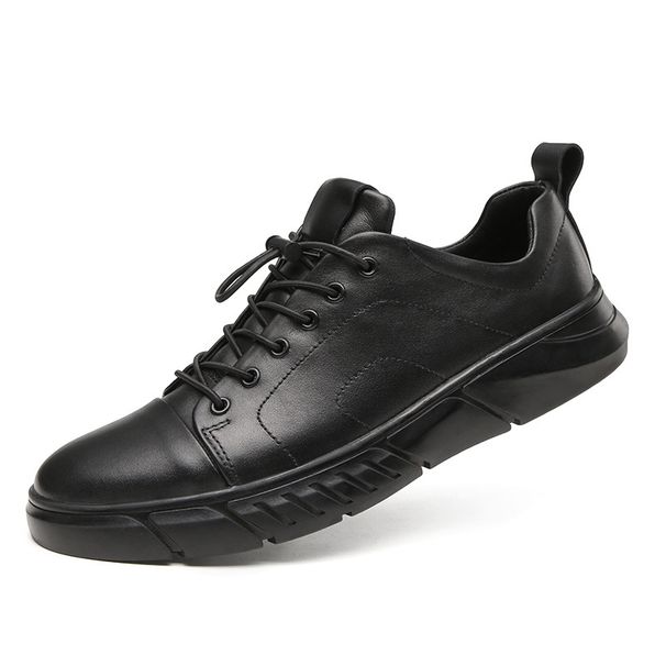 Large Size Men's First-layer Cowhide Board Shoes Sports And Leisure Sub-velvet Men's Shoes_vogvips.com