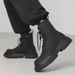 Lace-up Short Boots Retro Locomotive Tooling Boots Martin Boots Men_vogvips.com