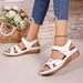 2025 New Large Casual Fish Mouth Roman Style Exterior Velcro Slope Heel Thick Bottom Sandals For Women_vogvips.com