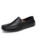 Men's Shoes Casual Lazy Shoes Driving Shoes Soft Soles Men's Leather Shoes_vogvips.com