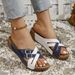 Large Size Flat Bottomed Slope And Casual 2025 New Cross Thin Strap Solid Color Exposed Toe Fish Mouth Slippers_vogvips.com