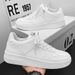 Men's shoes new summer breathable hot style thick sole versatile wheat color casual shoes men's net celebrity height increase sports shoes_vogvips.com