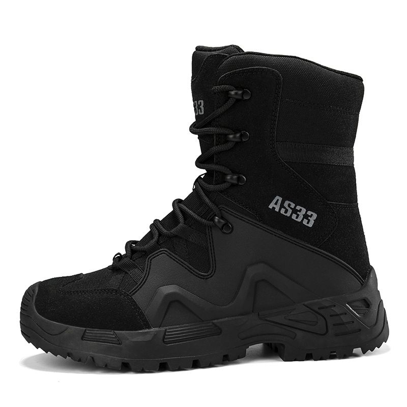 Outdoor Training Boots, Practical Shoes, Waterproof And Anti Slip Hiking And Mountaineering Men's Shoes_vogvips.com