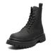 Lace-up Short Boots Retro Locomotive Tooling Boots Martin Boots Men_vogvips.com