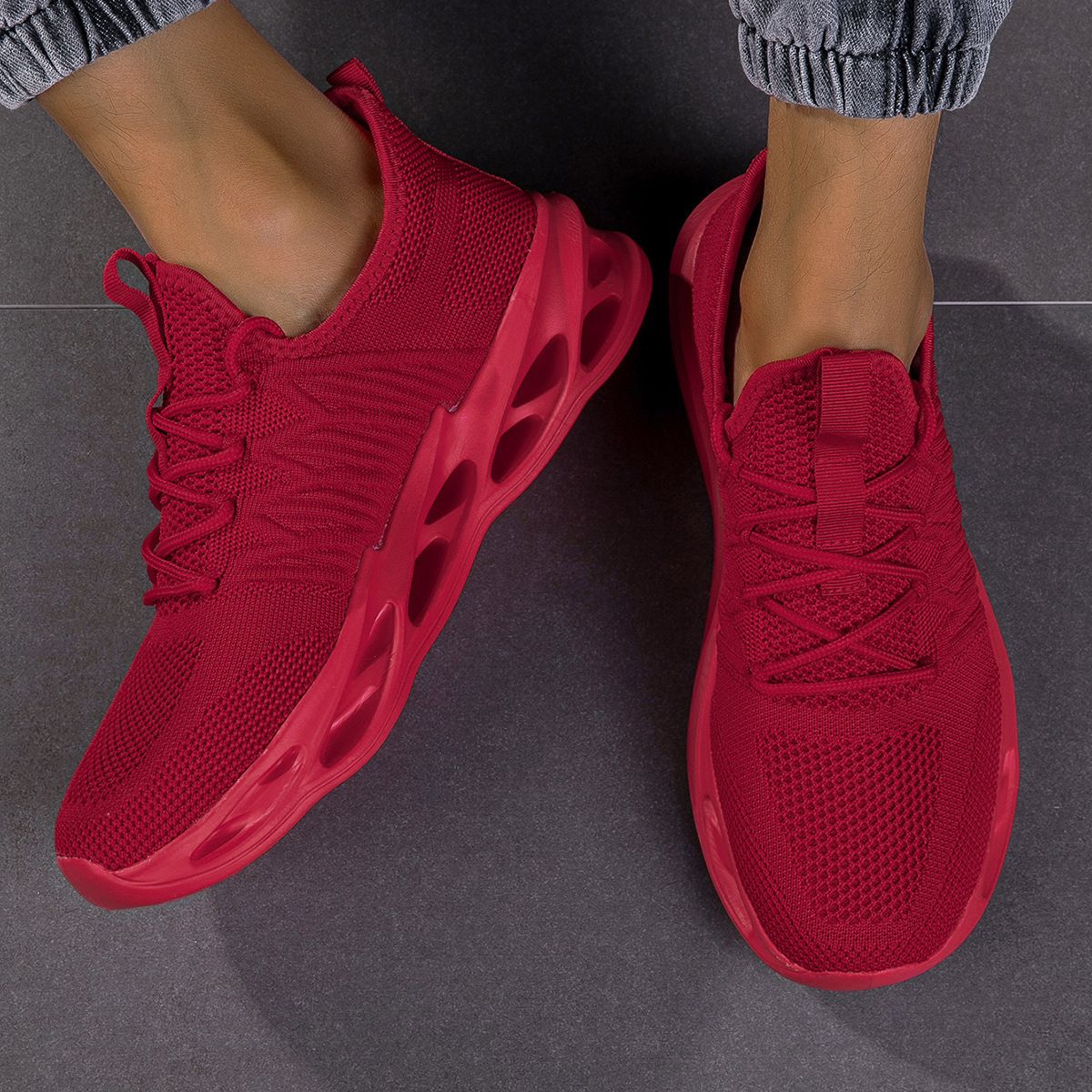 Men's Coconut Shoes Blade Breathable Mesh Shoes All Match Running Sports Fashion Shoes Flying Weaving Shoes Vacation Walking Shoes_vogvips.com