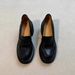 Sheepskin Version Lan Cabinet Thick Sole Chunky Heel Loafers For Women Petite Height Increasing Slip On Simple_vogvips.com