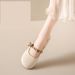 French-style Shallow Flat Shoes Women, 2026 New Summer Model, Suitable For Pairing With Skirts, Maternity Shoes, Soft_vogvips.com