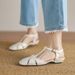2022 Spring/Summer New Style Closed Toe Backless Fairy Low Heel 2.5cm Dress Shoes For Women Comfortable Soft Sole_vogvips.com