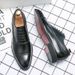 Voyage Vintage British Style Pointed Business Formal Leather New Lace-up Brogue Floral Men's Shoes Trendy Men_vogvips.com