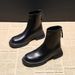 Short Women's 2025 Autumn And Winter New British Style Slim Retro Thick-soled Martin Boots_vogvips.com