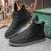 European Warm Series Men Short Winter Plush Men's Casual Tube British Style Leather Thick Sole Martin Boots Cotton Shoes_vogvips.com