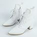 326-15 Pointed Short With Thick Stylish Denim High Heels, Comfortable Women's Boots_vogvips.com