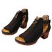 New Chunky Heel Open-toe Roman Sandals With Cutout Detail And Buckle Straps - Plus Size Available_vogvips.com