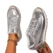 Spring And Autumn High Quality Fashionable Round Toe Solid Color Glossy Lace Up Womens Sports Shoes 250118_vogvips.com