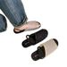 Plus-size Flat-soled Rhinestone Mesh For Women, New Summer Breathable Fashion Versatile European And American Fish-mouth_vogvips.com