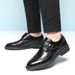 TerraStride New Men's Korean Style Youth Trendy Fashion Versatile Trend Office Work Business Formal Leather Casual Single Shoes_vogvips.com