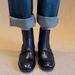 Genuine Leather Short For Women Spring And Autumn Single Elegant Chunky Heel Camellia British Style Martin Boots_vogvips.com