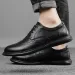 Big Size Mens Formal Genuine Leather British Stylish Business Dress Flats High Quality Brogues Oxford Shoes Men_vogvips.com