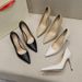 Elegant Black Office Pumps - Hidden Comfort Technology (Arch Support, Slip-Resistant, Perfect For Long Meetings & Events)_vogvips.com