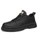 Autumn 2024 New Low-top Casual Sneakers British Business Leather Shoes Men's Fashion Workwear Martin Boots_vogvips.com