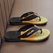 Summer Casual For Men's Beach Shoes, Wearing Flip Flops On The Outside_vogvips.com