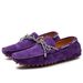 Men’s Shoes Hot Selling Large Size Casual Frosted Casual Pigskin Slip On Lazy Men's Toe Shoes_vogvips.com