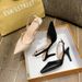 Thin Heeled Toe Caps, Sandals With Hollow Suede And Pointed Tips, Women's Singles, Sexy Single Button High Heels_vogvips.com
