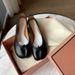 Pig's Cowhide Split Toe Women's Summer Flat Shallow Mouth Single Ballet Horse Hoof Shoes Grape Mom Same Style Slip-On_vogvips.com