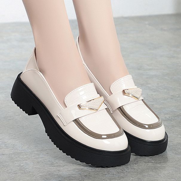 2025 New Soft Loafers Slip-On For Spring And Autumn Versatile Comfortable Height-Increasing Casual Women's Leather Shoes_vogvips.com