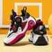 Kids' shoes leather boys basketball shoes autumn children's sports shoes friction sound button shoes_vogvips.com