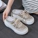 Genuine Leather Closed-Toe Slip-On Women's Sandals, 2026 New Summer Model, Soft-Soled, Thick-Soled Sandals With_vogvips.com