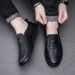 ct Suitable For All Seasons New 2024 Men's Leather Sole Soft Surface Business Casual Middle-aged Dad Shoes Fashion Driving Loafers_vogvips.com