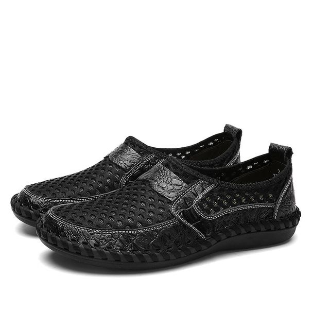 Oversized Men's Summer Outdoor Rubber Feet Cover Mesh Shoes_vogvips.com
