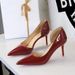 9265-A European And American Style Elegant Fashion Pointed-toe High-heeled Shoes For Women, Shallow Patent Leather_vogvips.com