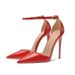 Size 33-46 Women's Shoes Style One Strap High Heels 12CM Pointed Toe Stiletto Shallow Mouth Women's Shoes Sandals_vogvips.com